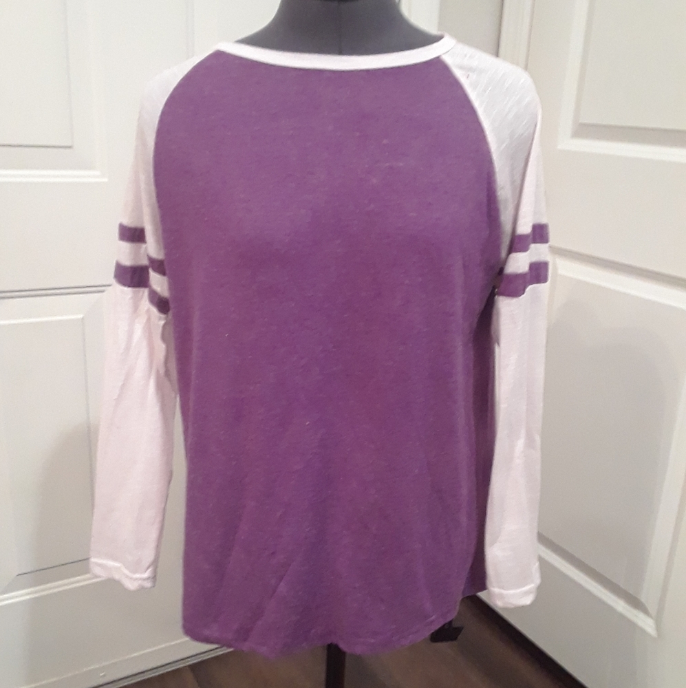 Purple Baseball‎ Tee